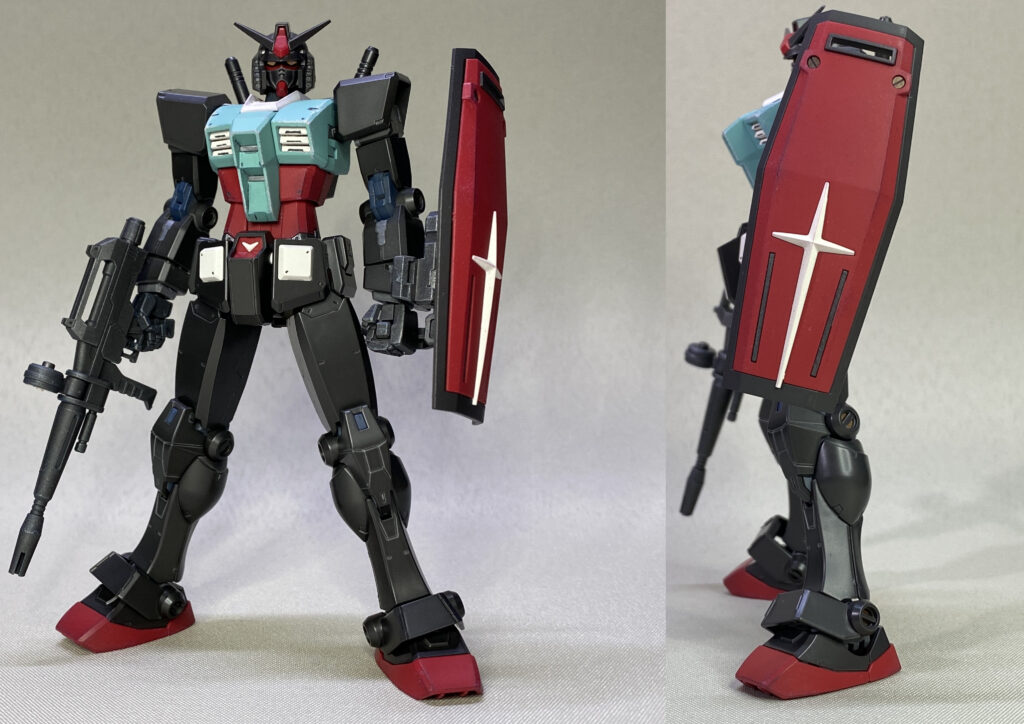 Hgガンダムをgundam Cafeカラーで塗装してみた 製作期間は3日です みたたみ製作部屋